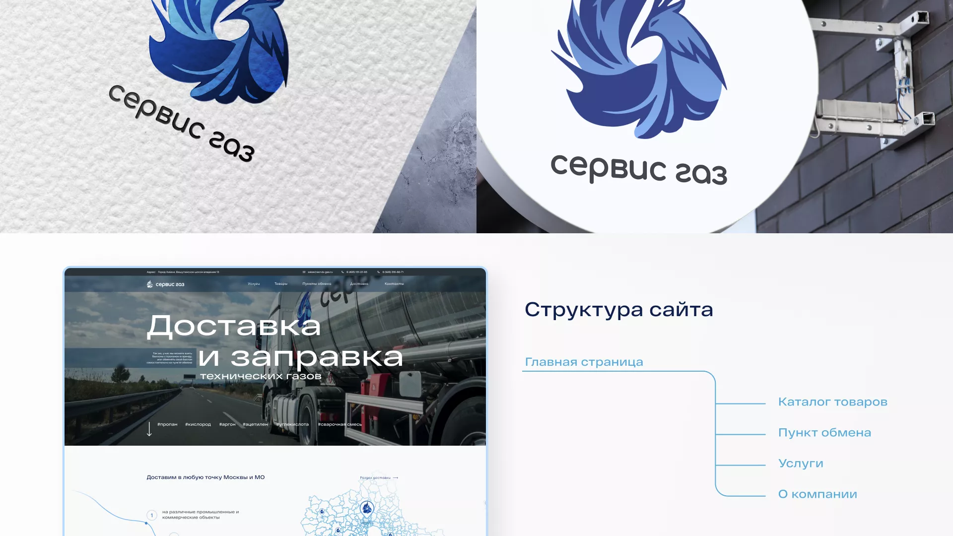 Создание сайта компании «Сервис газ» в Кизилюрте