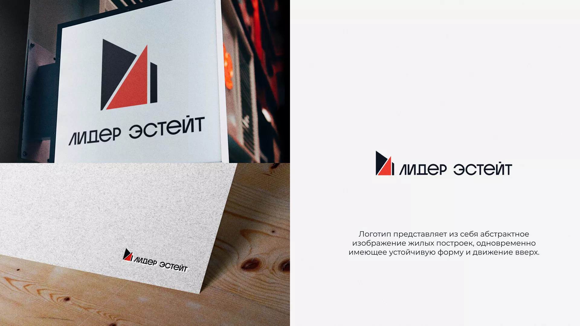 Сделали логотип для агентства недвижимости «Лидер Эстейт» в Кизилюрте