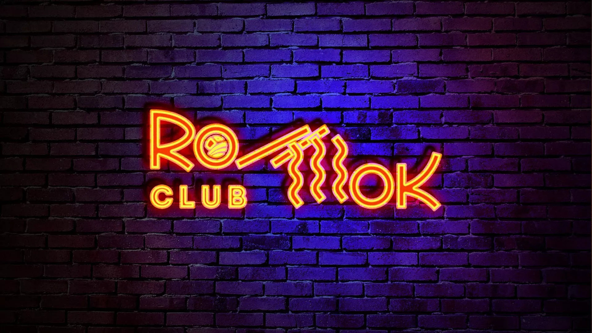 Разработка интерьерной вывески суши-бара «Roll Wok Club» в Кизилюрте